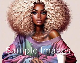 Afropolitan | African American Art | Digital Image Creation | AI Art Generator | Cultural Art | Elegant Artwork | GPT | Black Women |