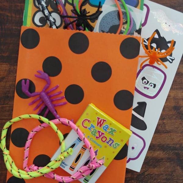 Kid's Halloween Favor Bags, Goodie Bag