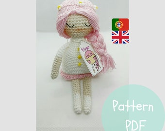 Digital Pattern Little Doll The Virgo Girl + Zodiac Amigurumi Kit pdf Free