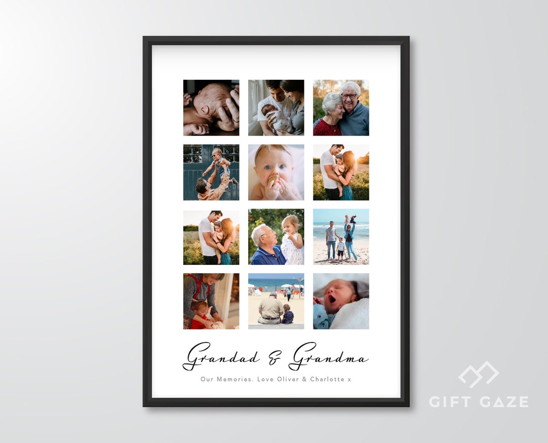 Photo Gifts for Grandparents Gifts for Grandparents Photo Etsy