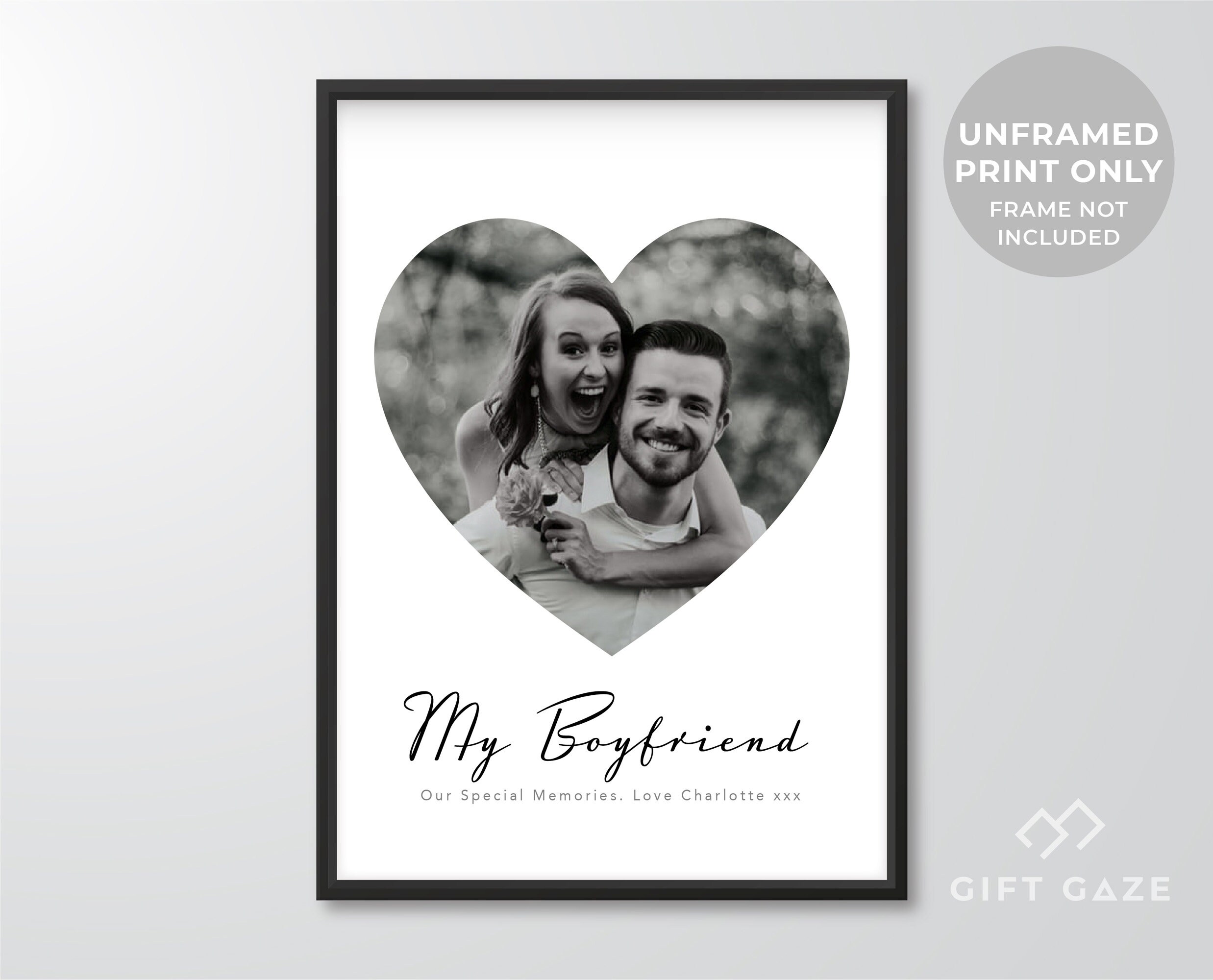 boyfriend birthday gifts Photographic Print for Sale by