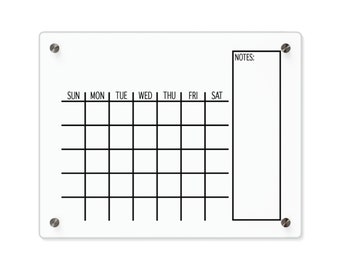 Acrylic Wall Calendar Organizer Home Decor