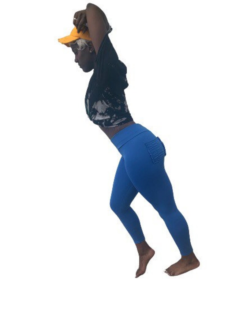 Sports Leggings Women Yoga Pants Workout Fitness Gym High Waist Stretch Butt Pants image 6