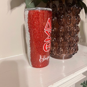 20oz Delta Tumbler, Delta Sigma Theta, Delta Tumbler, Delta Personalized Tumbler, Delta Sorority, delta cup, delta tumbler