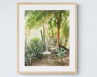 Palm Springs Botanical Garden Art Print, Digital Download, California Photography, Home and Wall Decor, Desert Photography Print