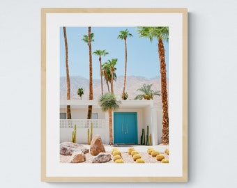 Midcentury Modern Palm Springs California Digital Download Art Print, Printable Wall Art, 35mm Film Photography, Trendy Home and Wall Decor