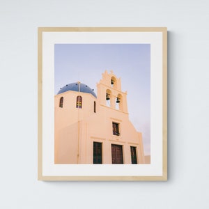 Oia Santorini Greece Printable Wall Decor, Digital Download Art Print, Greek Islands Photography, Christian Home and Gallery Wall Decor