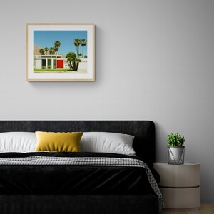 Palm Springs Orange Door, Digital Download Art Print, California Photography, Home and Wall Decor, Modern Architecture Photography Print image 4