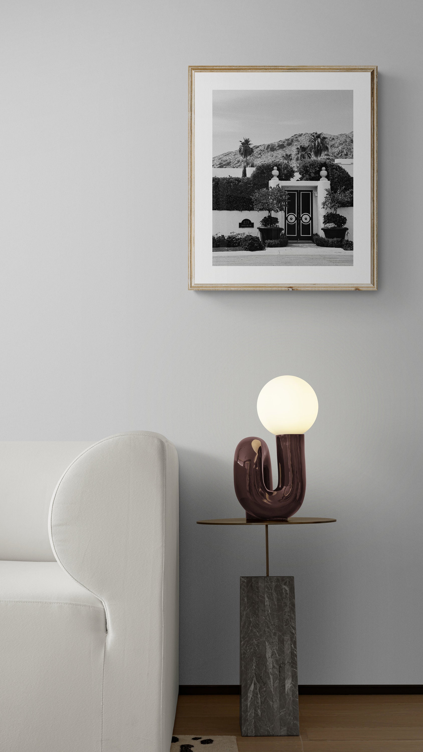 Palm Springs Schwarz weiß Türen Digitaler Download Kunst | Etsy