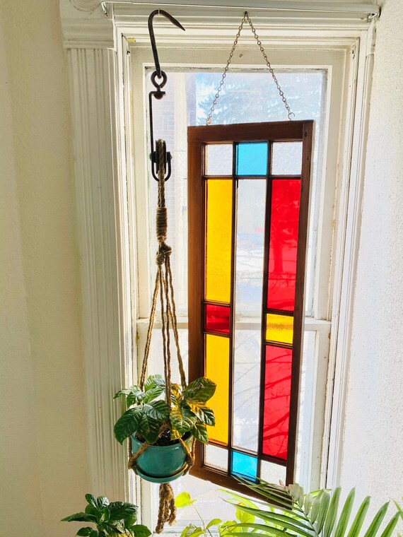 Pulley Plant Hanger Barn Rope Repurposed Etsy