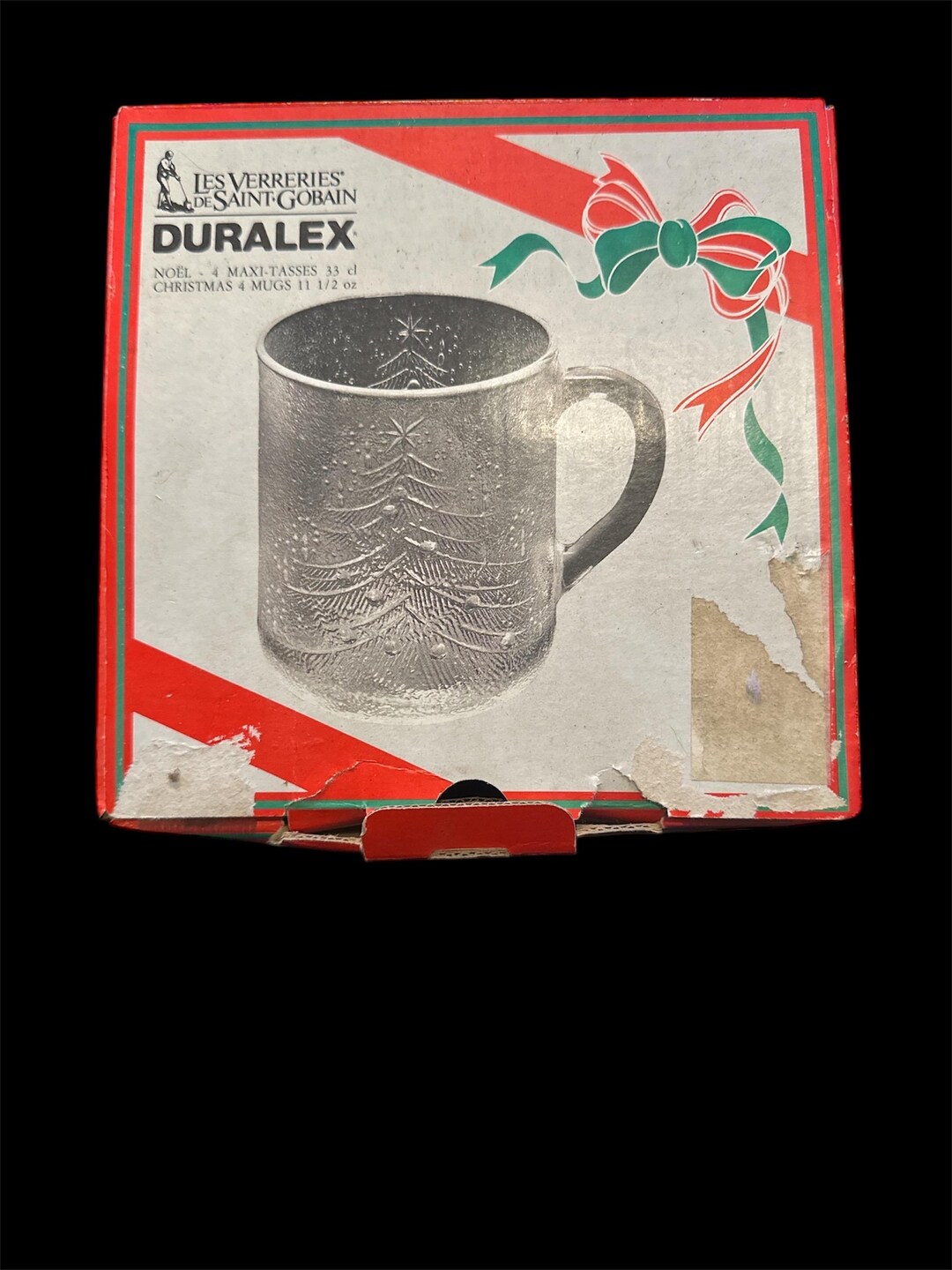 Tasse soucoupe verre trempé vert verte duralex saint-gobain
