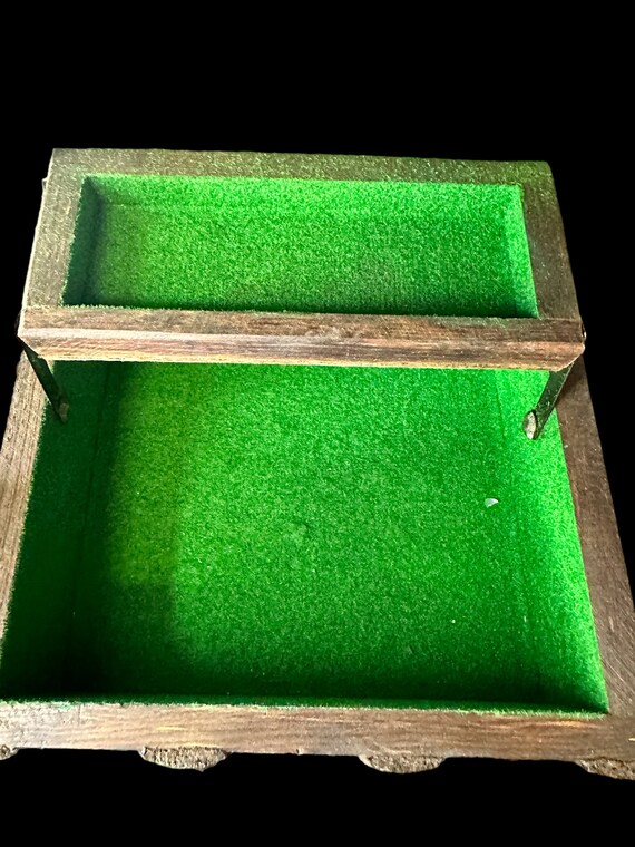 1970's wooden treasure chest jewelry box - image 3