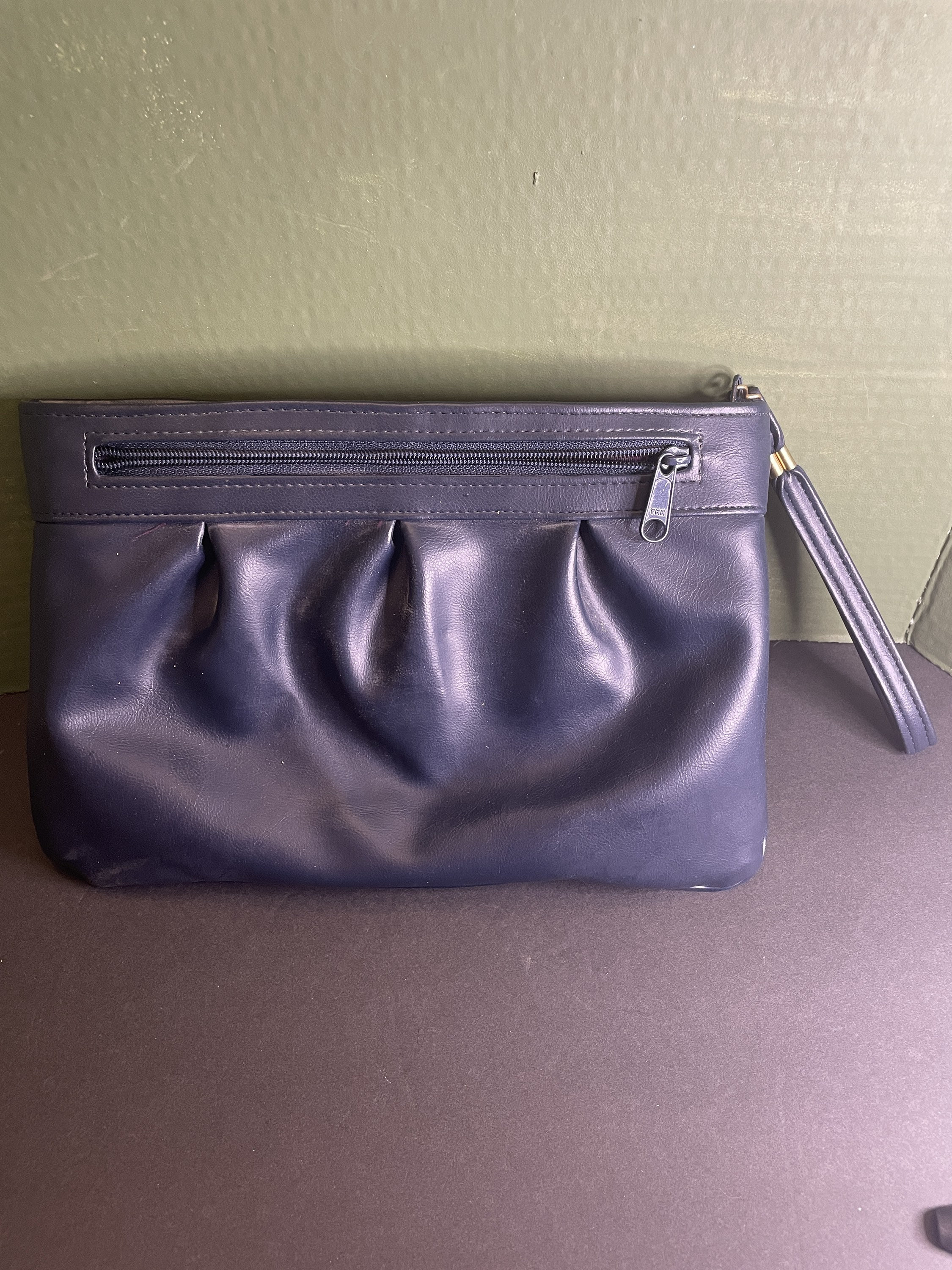 Clutch Noir Vinyl Toni Handbags - Simili Cuir - Occasion Femme