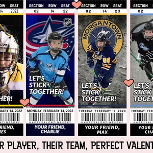 Personalisierter Hockeyschläger Valentinstag! SCHNELLE BEARBEITUNG!