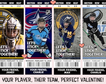 Custom Hockey Valentine! QUICK TURNAROUND!