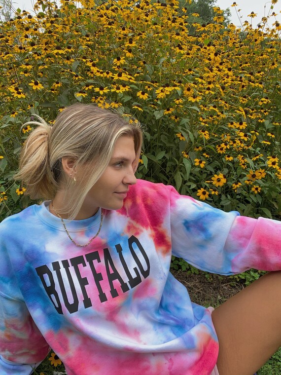Buffalo bills tie dye sweatshirt Clearance