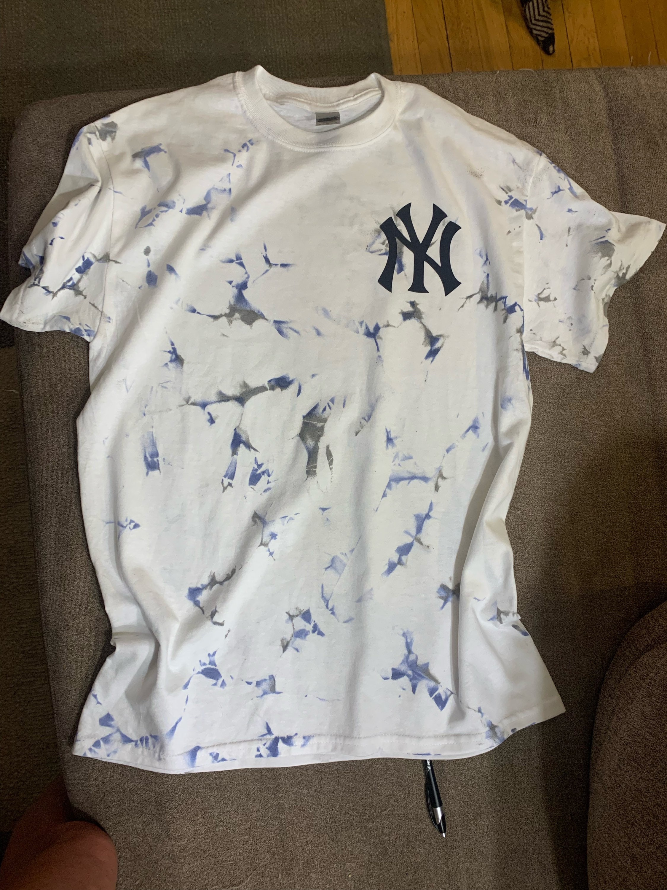 New York Yankees Home Run Tie-Dye Tee