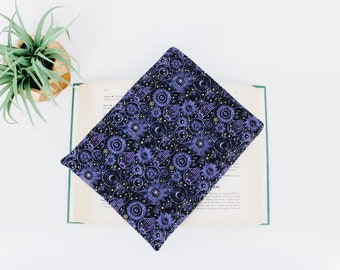 Funda para libros del zodíaco / Estuche para libros / Cubierta para libros / Funda acolchada para libros / Protector de libros / Luna / Celestial / Mágico / Brujería / Halloween