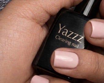 Yazzz "Funk Off" Nail Care Trio: Clearing Nail Polish, Nail Scrub, and Nail Cream.