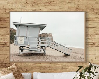 Zuma Beach Malibu Photo: California Coastal Art Print, Pastel Ocean Photography
