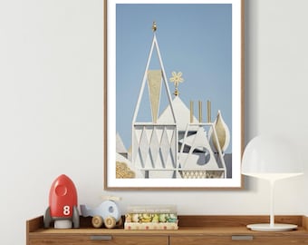 It's a Small World Print – Mary Blair Disneyland Façade Photo