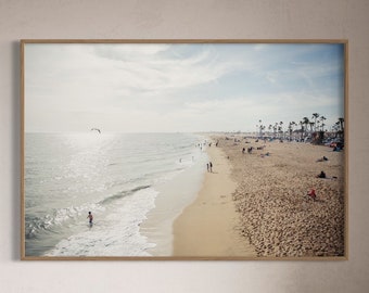 Balboa Pier Photograph: Newport Beach Art Print, California Beach Decor