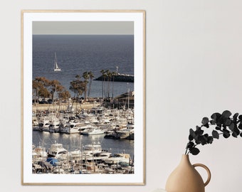 Dana Point Harbor Photograph: Coastal California Seascape Art (Print or Framed)