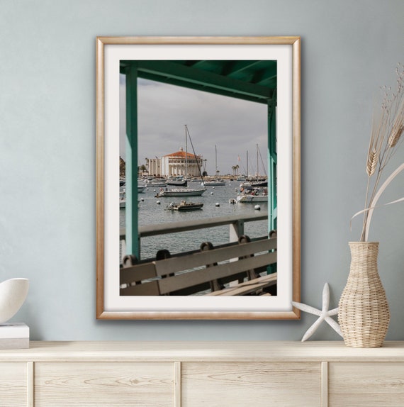 Catalina Island Avalon Beach Photo Coastal California Wall - Etsy