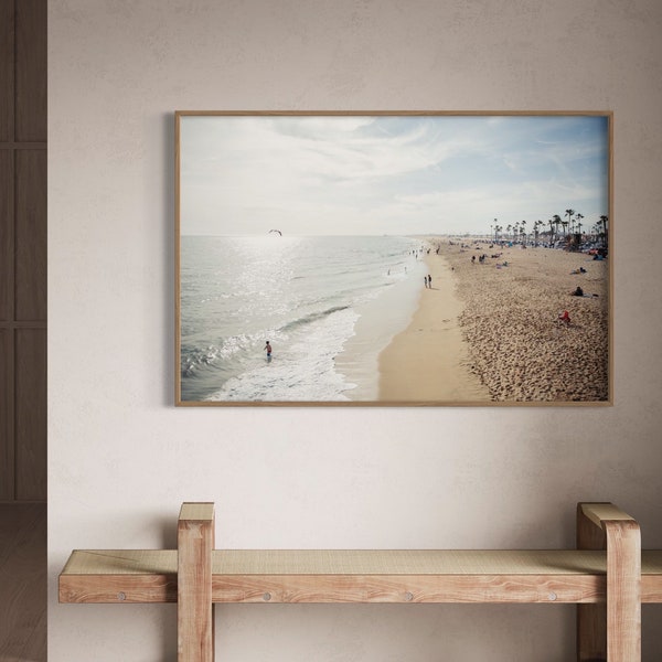 Balboa Pier Photograph: Newport Beach Wall Art, Beach Cottage Decor, Surf Shack Home Decor, California Poster (Print Only or Framed)