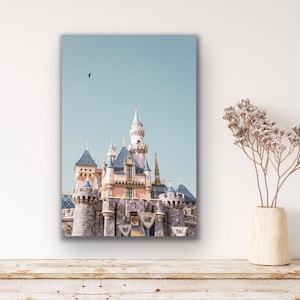Disneyland Resort photography print, Sleeping Beauty's Castle, Main Street USA, Home Decor, Children's decor, Disney (Print Only or Framed)