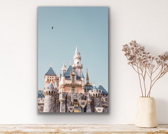Sleeping Beauty Castle Print: Disneyland Home Decor