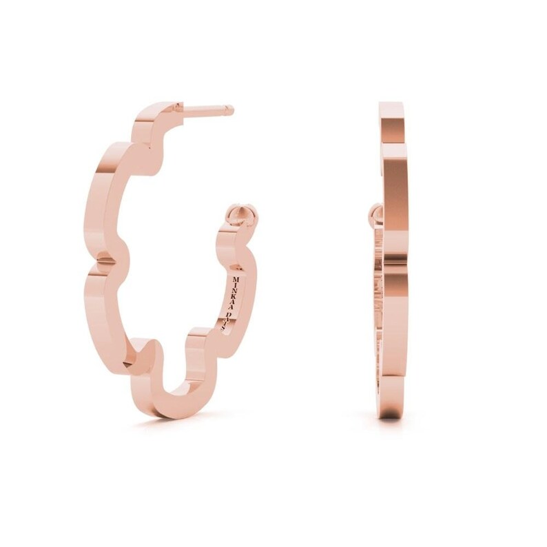 Classic Daisy Hoop Earrings Open Daisy Earrings Hollow Daisy Earring