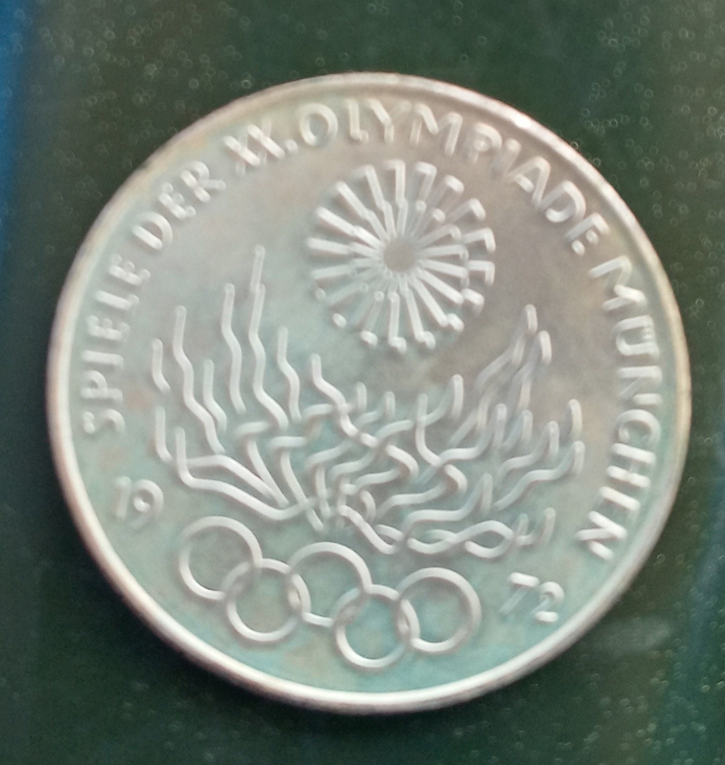 Olympische Spiele München 1972 Münze Silber Wert 1972 Olympische Spiele in München rein Silber 10 D-Mark-Münze. | Etsy