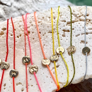 bracelet à voeu/porte bonheur/bracelet de couple/bracelet minimaliste/fête des mères/cadeau d'hôtesse/baby shower/marque-verre/st valentin