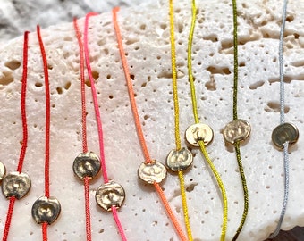 bracelet à voeu/porte bonheur/bracelet de couple/bracelet minimaliste/fête des mères/cadeau d'hôtesse/baby shower/marque-verre/st valentin
