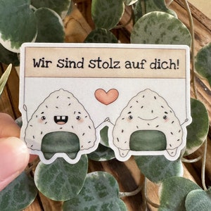 Kawaii Sticker Onigiri cute Laptop Aufkleber