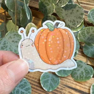 Halloween Kawaii Sticker Schnecke cute Laptop Aufkleber