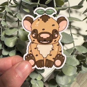 Kawaii Sticker Hyäne cute Laptop Aufkleber