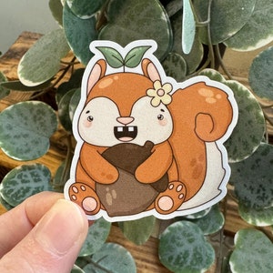 Kawaii Sticker Eichhörnchen cute Laptop Aufkleber