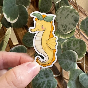 Kawaii Sticker Seepferdchen cute Laptop Aufkleber