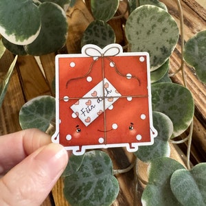 Kawaii Sticker Geschenk für dich cute Laptop Aufkleber