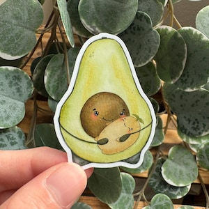 Kawaii Sticker Avocado Baby cute Laptop Aufkleber