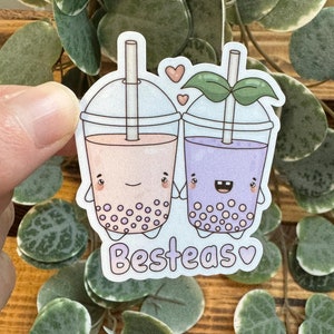 Kawaii Sticker Bubbletea cute Laptop Aufkleber Besteas