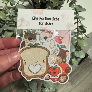 Valentinestags Sticker Portion Liebe Kawaii Sticker cute Laptop Aufkleber