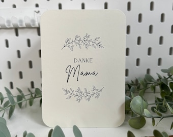 Moederdagkaart, minimalistisch cadeau, beste cadeau-idee voor moeders