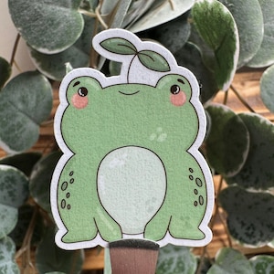 Kawaii Sticker Frosch cute Laptop Aufkleber