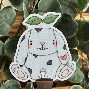 Autocollant Kawaii lapin mignon autocollant pour ordinateur portable lapin
