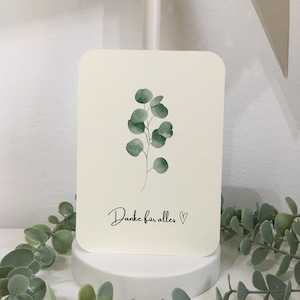 Carte minimaliste coeur amour carte pour vous cadeau félicitations idée cadeau