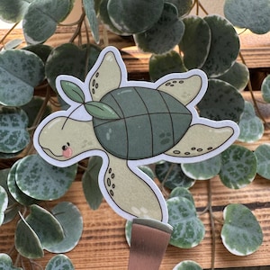 Kawaii Sticker Schildkröte cute Laptop Aufkleber