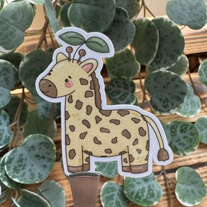 Autocollant Kawaii pour ordinateur portable girafe